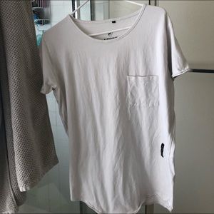 Alphalete white scoop shirt